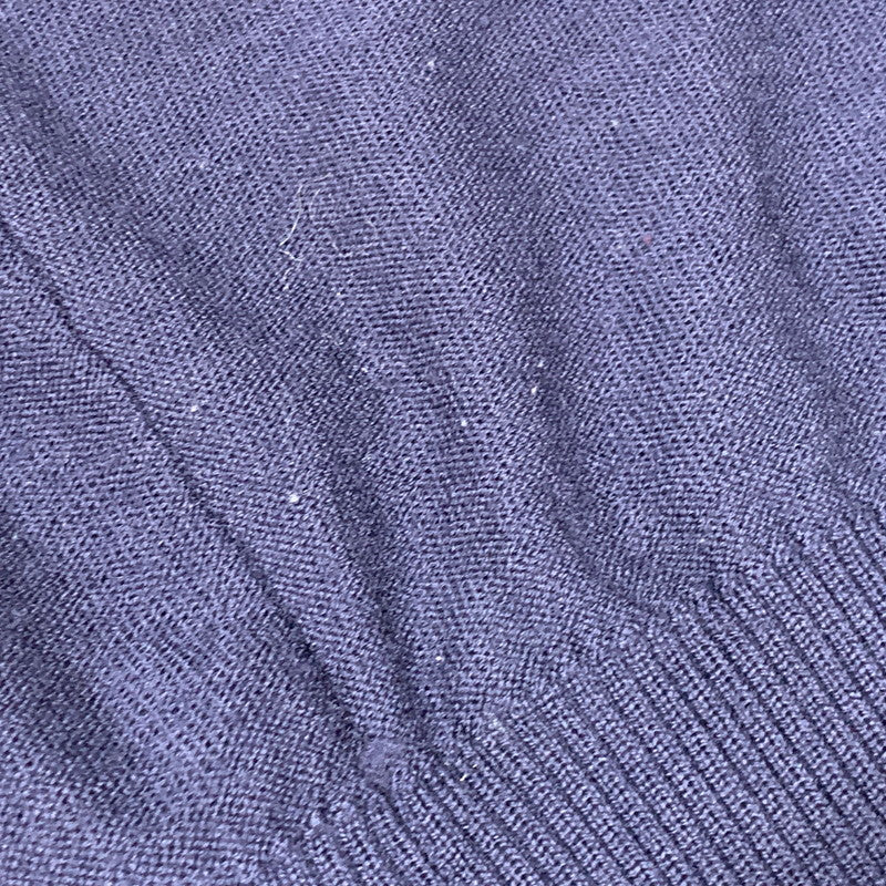 【中古品】【メンズ】 STONE ISLAND ストーンアイランド STELLINA KNIT ZIP CARDIGAN 6915536C4 ステリーナ ニット ジップ カーディガン 141-260629-as-13-izu サイズ：L カラー：ネイビー 万代Net店