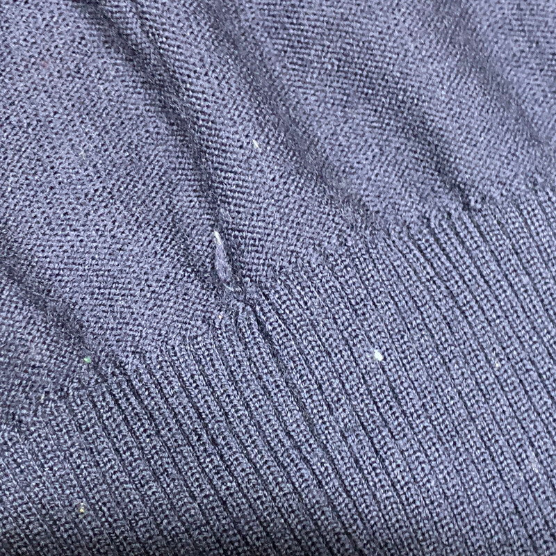 【中古品】【メンズ】 STONE ISLAND ストーンアイランド STELLINA KNIT ZIP CARDIGAN 6915536C4 ステリーナ ニット ジップ カーディガン 141-260629-as-13-izu サイズ：L カラー：ネイビー 万代Net店