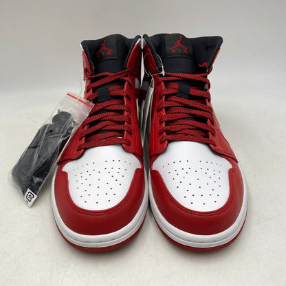 【中古美品】【メンズ】 NIKE ナイキ 554724-605 AIR JORDAN 1 MID エア ジョーダン ワン ミッド スニーカー シューズ 靴 160-260629-cs-04-izu サイズ：29cm カラー：GYM RED/WHITE-BLACK 万代Net店