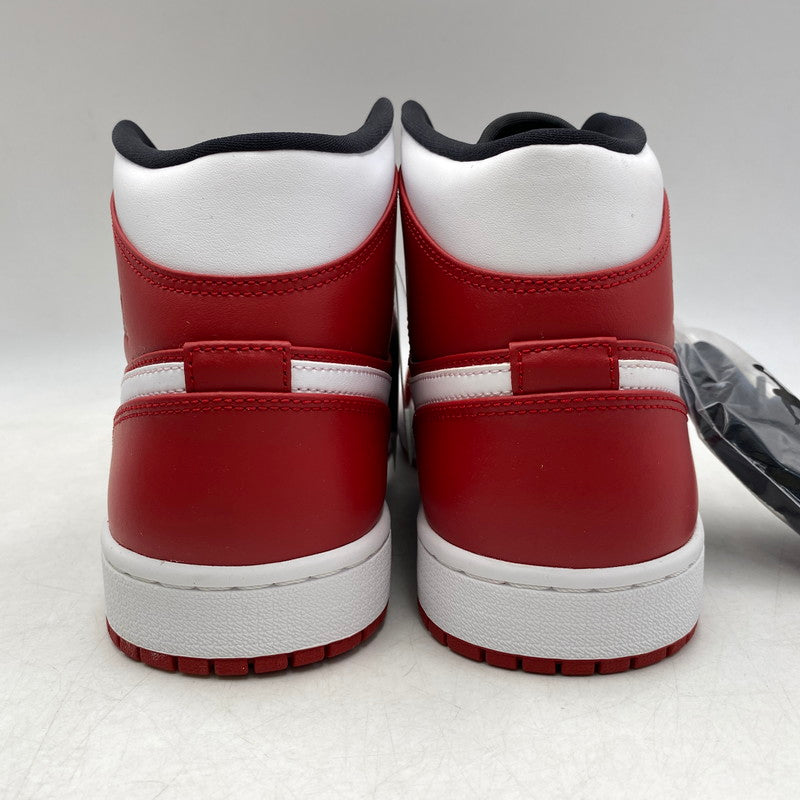 【中古美品】【メンズ】 NIKE ナイキ 554724-605 AIR JORDAN 1 MID エア ジョーダン ワン ミッド スニーカー シューズ 靴 160-260629-cs-04-izu サイズ：29cm カラー：GYM RED/WHITE-BLACK 万代Net店