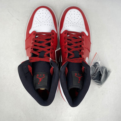 【中古美品】【メンズ】 NIKE ナイキ 554724-605 AIR JORDAN 1 MID エア ジョーダン ワン ミッド スニーカー シューズ 靴 160-260629-cs-04-izu サイズ：29cm カラー：GYM RED/WHITE-BLACK 万代Net店