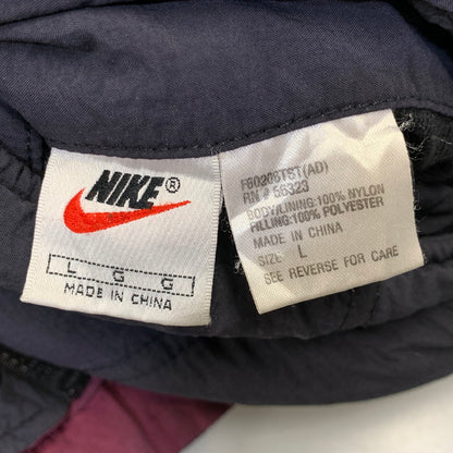 【現状渡し品】【メンズ】 NIKE ナイキ BIG SWOOSH REVERSIBLE JACKET ビッグ スウッシュ リバーシブル ジャケット 銀タグ 146-260702-as-10-izu サイズ：L カラー：ブラック/バーガンディー 万代Net店