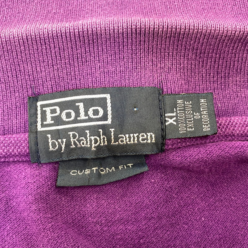 【中古品】【メンズ】 POLO RALPH LAUREN ポロ・ラルフローレン BIG PONY POLO SHIRT ビッグ ポニー ポロシャツ トップス 146-260704-kh-18-izu サイズ：XL カラー：パープル 万代Net店