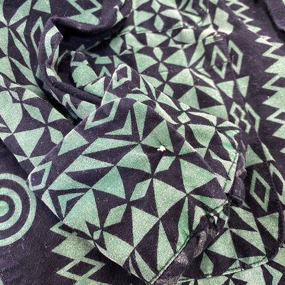 【中古品】【メンズ】 SOUTH2 WEST8 サウスツーウェストエイト × BEAMS BOY ビームスボーイ HM951 SCULL&TARGET WORK LS SHIRT ワーク ロングスリーブ シャツ トップス 140-260704-kh-19-izu サイズ：2 カラー：グリーン×ブラック 万代Net店