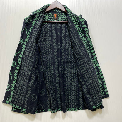 【中古品】【メンズ】 SOUTH2 WEST8 サウスツーウェストエイト × BEAMS BOY ビームスボーイ HM951 SCULL&TARGET WORK LS SHIRT ワーク ロングスリーブ シャツ トップス 140-260704-kh-19-izu サイズ：2 カラー：グリーン×ブラック 万代Net店
