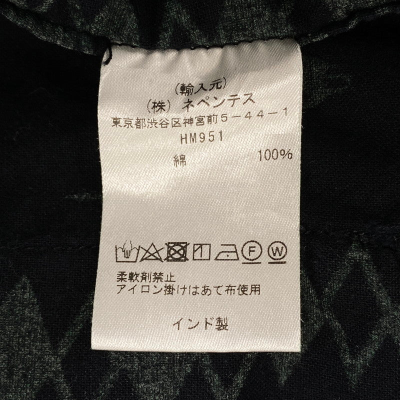 【中古品】【メンズ】 SOUTH2 WEST8 サウスツーウェストエイト × BEAMS BOY ビームスボーイ HM951 SCULL&TARGET WORK LS SHIRT ワーク ロングスリーブ シャツ トップス 140-260704-kh-19-izu サイズ：2 カラー：グリーン×ブラック 万代Net店