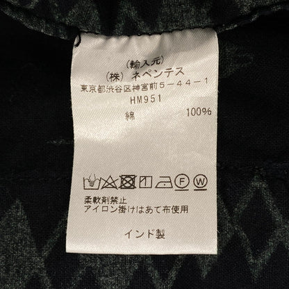 【中古品】【メンズ】 SOUTH2 WEST8 サウスツーウェストエイト × BEAMS BOY ビームスボーイ HM951 SCULL&TARGET WORK LS SHIRT ワーク ロングスリーブ シャツ トップス 140-260704-kh-19-izu サイズ：2 カラー：グリーン×ブラック 万代Net店