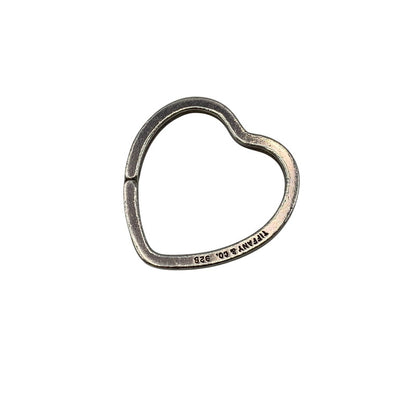 【中古品】【レディース】 TIFFANY&CO. ティファニー 925 OPEN HEART KEY RING オープン ハート キーリング 服飾雑貨 182-260705-cs-06-izu カラー：シルバー 万代Net店