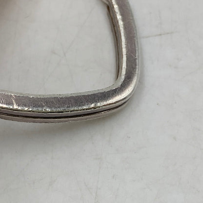 【中古品】【レディース】 TIFFANY&CO. ティファニー 925 OPEN HEART KEY RING オープン ハート キーリング 服飾雑貨 182-260705-cs-06-izu カラー：シルバー 万代Net店