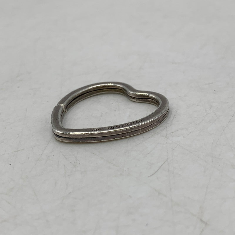 【中古品】【レディース】 TIFFANY&CO. ティファニー 925 OPEN HEART KEY RING オープン ハート キーリング 服飾雑貨 182-260705-cs-06-izu カラー：シルバー 万代Net店
