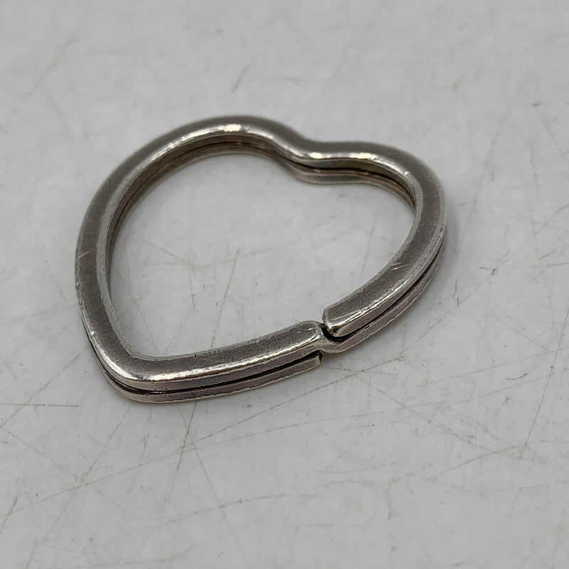 【中古品】【レディース】 TIFFANY&CO. ティファニー 925 OPEN HEART KEY RING オープン ハート キーリング 服飾雑貨 182-260705-cs-06-izu カラー：シルバー 万代Net店