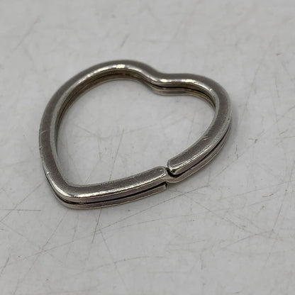 【中古品】【レディース】 TIFFANY&CO. ティファニー 925 OPEN HEART KEY RING オープン ハート キーリング 服飾雑貨 182-260705-cs-06-izu カラー：シルバー 万代Net店