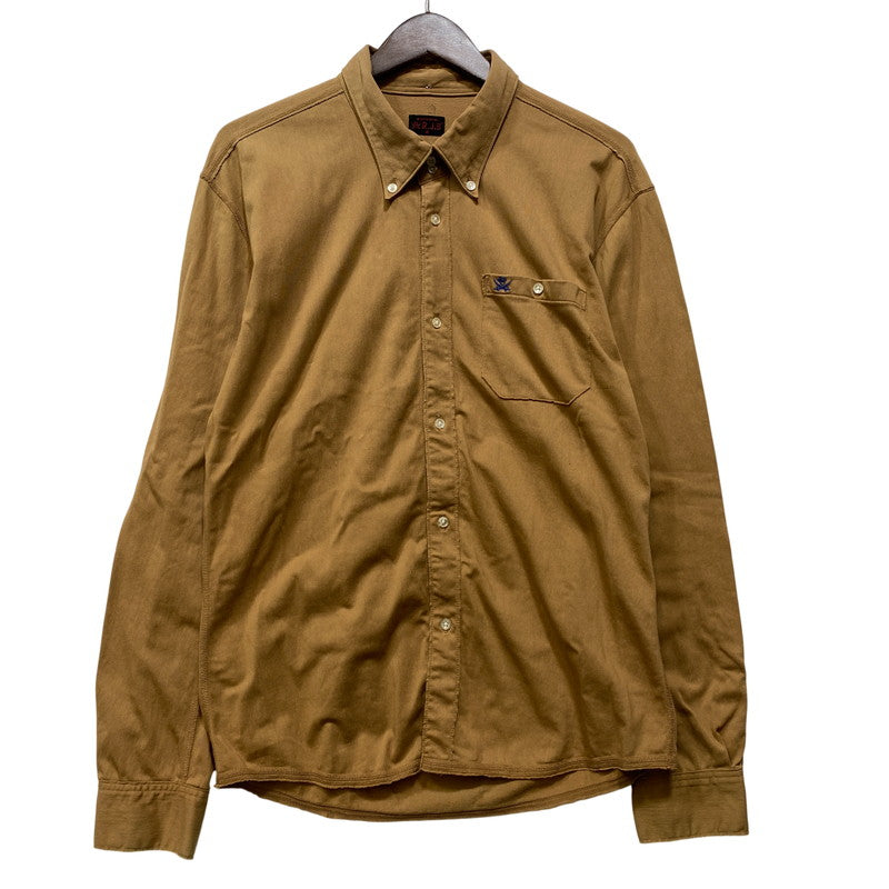 【中古品】【メンズ】 THE FLAT HEAD R.J.B ザフラットヘッド アールジェイビー LS BD SHIRT ロングスリーブ シャツ トップス 145-260704-kh-17-izu サイズ：40 カラー：ブラウン 万代Net店