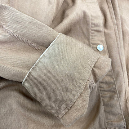 【中古品】【メンズ】 THE FLAT HEAD R.J.B ザフラットヘッド アールジェイビー LS BD SHIRT ロングスリーブ シャツ トップス 145-260704-kh-17-izu サイズ：40 カラー：ブラウン 万代Net店