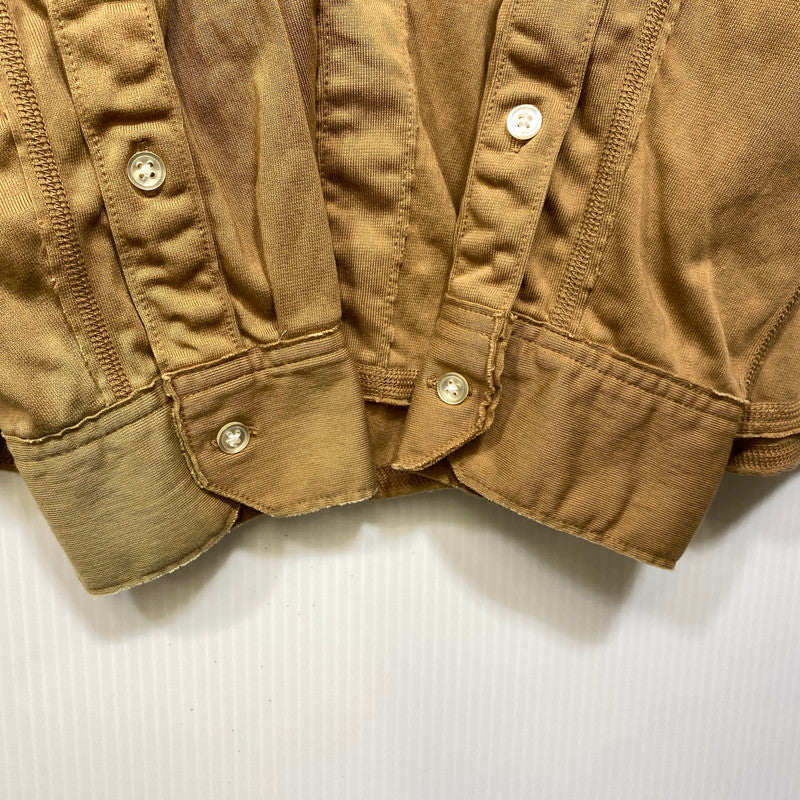 【中古品】【メンズ】 THE FLAT HEAD R.J.B ザフラットヘッド アールジェイビー LS BD SHIRT ロングスリーブ シャツ トップス 145-260704-kh-17-izu サイズ：40 カラー：ブラウン 万代Net店