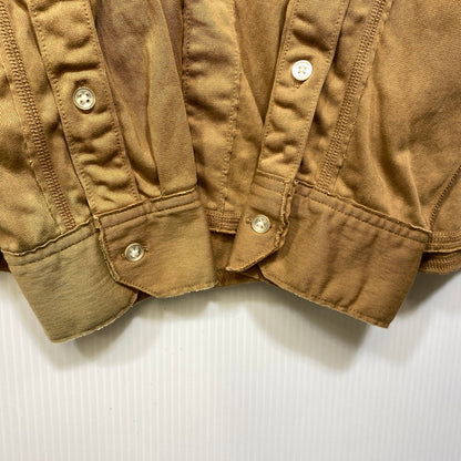 【中古品】【メンズ】 THE FLAT HEAD R.J.B ザフラットヘッド アールジェイビー LS BD SHIRT ロングスリーブ シャツ トップス 145-260704-kh-17-izu サイズ：40 カラー：ブラウン 万代Net店