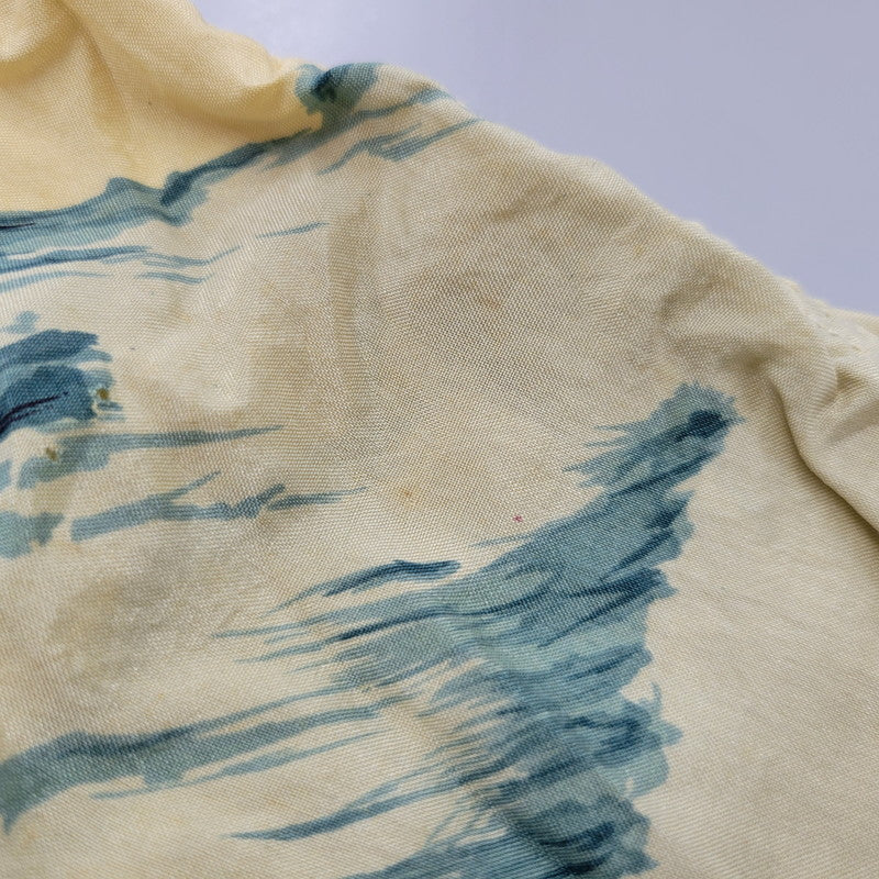 【現状渡し品】【メンズ】 DENIME-怒仁無- ドゥニーム TIGER SILK SS OPEN COLLAR SHIRT タイガー シルク ショートスリーブ オープン カラー シャツ トップス 半袖 145-260706-cs-14-izu サイズ：不明 カラー：イエロー 万代Net店