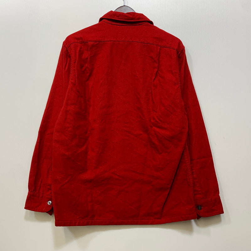 【現状渡し品】【メンズ】 PENDLETON ペンドルトン WOOL L/S SHIRT ウール ロングスリーブ シャツ 長袖 146-260702-as-06-izu サイズ：M カラー：レッド 万代Net店