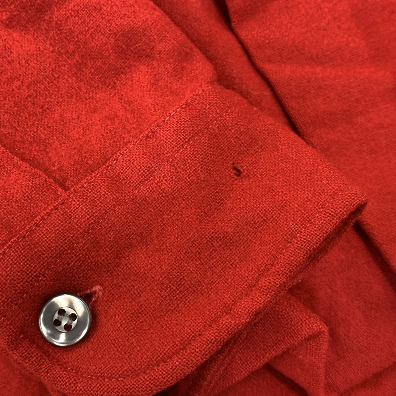 【現状渡し品】【メンズ】 PENDLETON ペンドルトン WOOL L/S SHIRT ウール ロングスリーブ シャツ 長袖 146-260702-as-06-izu サイズ：M カラー：レッド 万代Net店