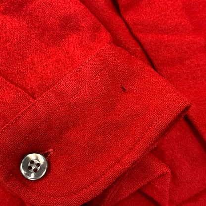 【現状渡し品】【メンズ】 PENDLETON ペンドルトン WOOL L/S SHIRT ウール ロングスリーブ シャツ 長袖 146-260702-as-06-izu サイズ：M カラー：レッド 万代Net店