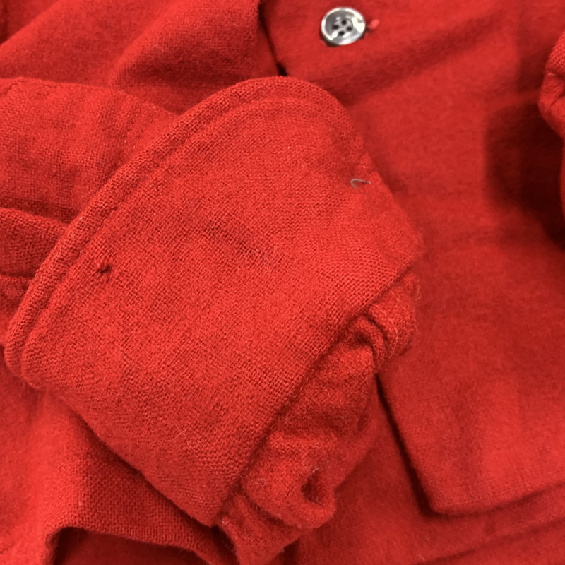 【現状渡し品】【メンズ】 PENDLETON ペンドルトン WOOL L/S SHIRT ウール ロングスリーブ シャツ 長袖 146-260702-as-06-izu サイズ：M カラー：レッド 万代Net店