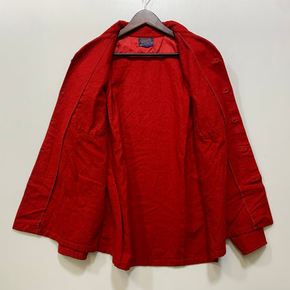 【現状渡し品】【メンズ】 PENDLETON ペンドルトン WOOL L/S SHIRT ウール ロングスリーブ シャツ 長袖 146-260702-as-06-izu サイズ：M カラー：レッド 万代Net店