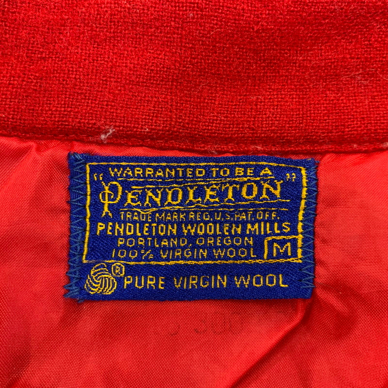 【現状渡し品】【メンズ】 PENDLETON ペンドルトン WOOL L/S SHIRT ウール ロングスリーブ シャツ 長袖 146-260702-as-06-izu サイズ：M カラー：レッド 万代Net店