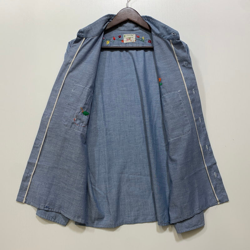 【中古品】【メンズ】 BIG MAC ビッグマック FLOUR PATTERN CHAMBRAY LS SHIRT シャンブレー ロングスリーブ シャツ トップス 146-260706-kh-02-izu カラー：ブルー 万代Net店