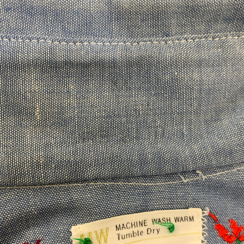 【中古品】【メンズ】 BIG MAC ビッグマック FLOUR PATTERN CHAMBRAY LS SHIRT シャンブレー ロングスリーブ シャツ トップス 146-260706-kh-02-izu カラー：ブルー 万代Net店
