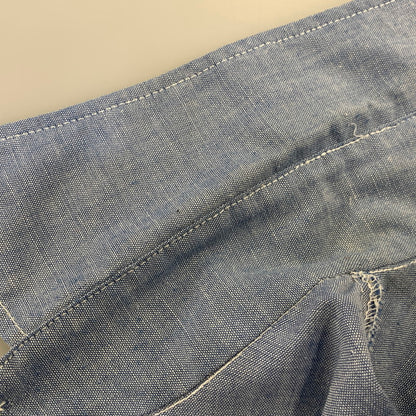 【中古品】【メンズ】 BIG MAC ビッグマック FLOUR PATTERN CHAMBRAY LS SHIRT シャンブレー ロングスリーブ シャツ トップス 146-260706-kh-02-izu カラー：ブルー 万代Net店