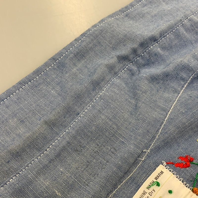 【中古品】【メンズ】 BIG MAC ビッグマック FLOUR PATTERN CHAMBRAY LS SHIRT シャンブレー ロングスリーブ シャツ トップス 146-260706-kh-02-izu カラー：ブルー 万代Net店