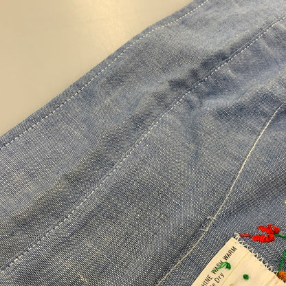 【中古品】【メンズ】 BIG MAC ビッグマック FLOUR PATTERN CHAMBRAY LS SHIRT シャンブレー ロングスリーブ シャツ トップス 146-260706-kh-02-izu カラー：ブルー 万代Net店