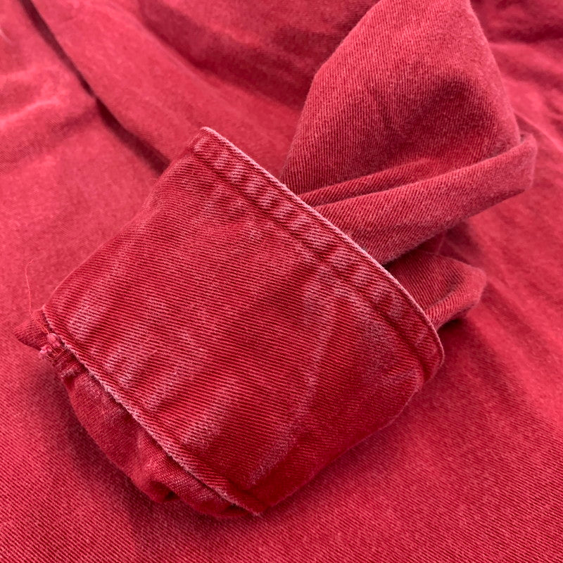 【中古品】【メンズ】 ORVIS オービス MALPAI USA製 HALF SNAP PULLOVER SHIRT マルパイ ハーフ スナップ プルオーバー シャツ トップス 146-260706-kh-01-izu サイズ：L カラー：レッド 万代Net店