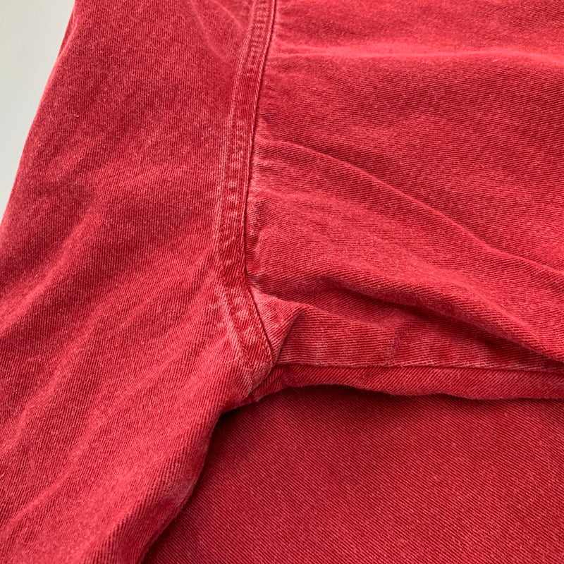 【中古品】【メンズ】 ORVIS オービス MALPAI USA製 HALF SNAP PULLOVER SHIRT マルパイ ハーフ スナップ プルオーバー シャツ トップス 146-260706-kh-01-izu サイズ：L カラー：レッド 万代Net店