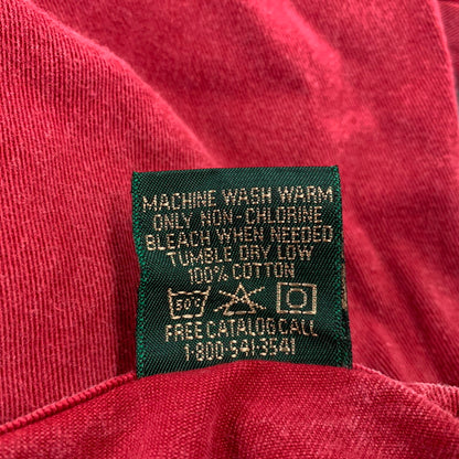 【中古品】【メンズ】 ORVIS オービス MALPAI USA製 HALF SNAP PULLOVER SHIRT マルパイ ハーフ スナップ プルオーバー シャツ トップス 146-260706-kh-01-izu サイズ：L カラー：レッド 万代Net店