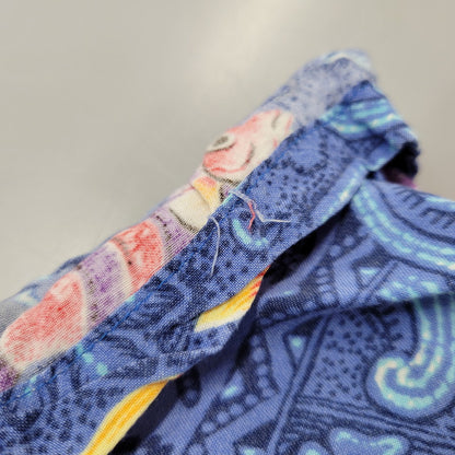 【現状渡し品】【メンズ】 REYN SPOONER レインスプーナー JOE KEALOHA'S ジョーケアロハス ハワイ製 SS RAYON ALOHA SHIRT ショートスリーブ レーヨン アロハ シャツ トップス 半袖 146-260706-cs-16-izu サイズ：L カラー：ブルー 万代Net店