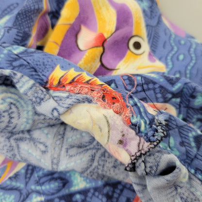 【現状渡し品】【メンズ】 REYN SPOONER レインスプーナー JOE KEALOHA'S ジョーケアロハス ハワイ製 SS RAYON ALOHA SHIRT ショートスリーブ レーヨン アロハ シャツ トップス 半袖 146-260706-cs-16-izu サイズ：L カラー：ブルー 万代Net店