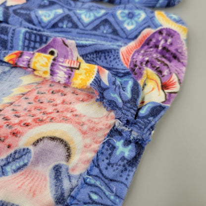 【現状渡し品】【メンズ】 REYN SPOONER レインスプーナー JOE KEALOHA'S ジョーケアロハス ハワイ製 SS RAYON ALOHA SHIRT ショートスリーブ レーヨン アロハ シャツ トップス 半袖 146-260706-cs-16-izu サイズ：L カラー：ブルー 万代Net店
