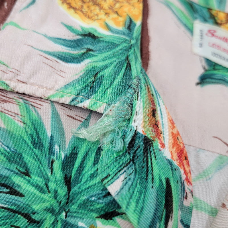 【現状渡し品】【メンズ】 SOUTH PACIFIC サウスパシフィック 日本製 SS RAYON ALOHA SHIRT ショートスリーブ レーヨン アロハ シャツ トップス 半袖 146-260706-cs-15-izu サイズ：L カラー：マルチ 万代Net店