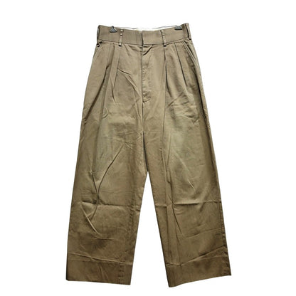 【現状渡し品】【メンズ】 CRST J.PRESS クレスト J.プレス × DIGAWEL ディガウェル 2-TUCK CHINO PANTS 2タック チノパンツ 158-260720-as-10-izu サイズ：1 カラー：ベージュ 万代Net店