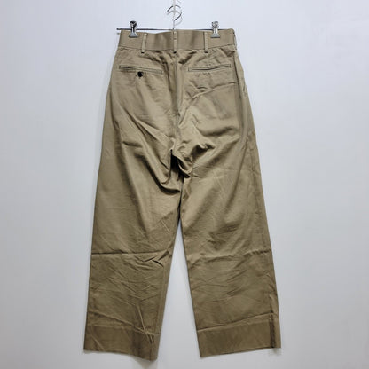 【現状渡し品】【メンズ】 CRST J.PRESS クレスト J.プレス × DIGAWEL ディガウェル 2-TUCK CHINO PANTS 2タック チノパンツ 158-260720-as-10-izu サイズ：1 カラー：ベージュ 万代Net店
