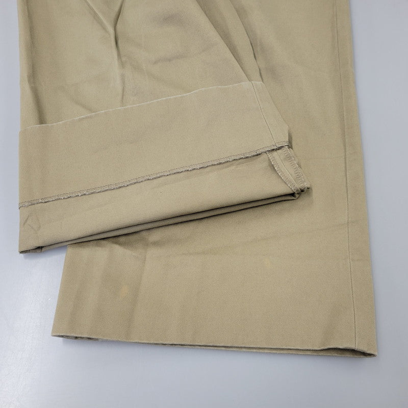 【現状渡し品】【メンズ】 CRST J.PRESS クレスト J.プレス × DIGAWEL ディガウェル 2-TUCK CHINO PANTS 2タック チノパンツ 158-260720-as-10-izu サイズ：1 カラー：ベージュ 万代Net店