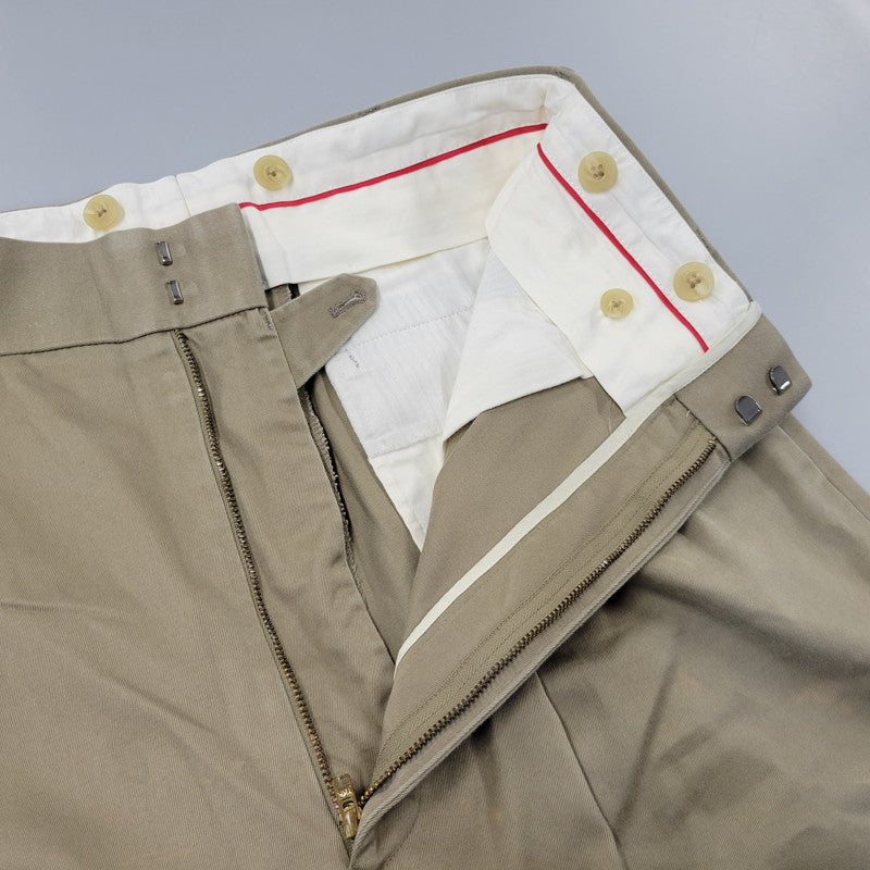 【現状渡し品】【メンズ】 CRST J.PRESS クレスト J.プレス × DIGAWEL ディガウェル 2-TUCK CHINO PANTS 2タック チノパンツ 158-260720-as-10-izu サイズ：1 カラー：ベージュ 万代Net店