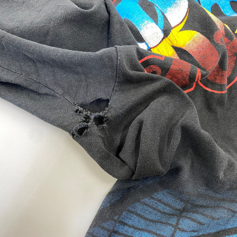 【現状渡し品】【メンズ】 FRUIT OF THE LOOM フルーツオブザルーム RUSTY WALLACE NO.2 RACING CAR PRINT S/S TEE ラスティ ワレス レーシング 半袖Tシャツ USA製 146-260801-as-27-izu サイズ：XL カラー：ブラック 万代Net店