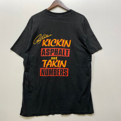【現状渡し品】【メンズ】 FRUIT OF THE LOOM フルーツオブザルーム RUSTY WALLACE NO.2 RACING CAR PRINT S/S TEE ラスティ ワレス レーシング 半袖Tシャツ USA製 146-260801-as-27-izu サイズ：XL カラー：ブラック 万代Net店