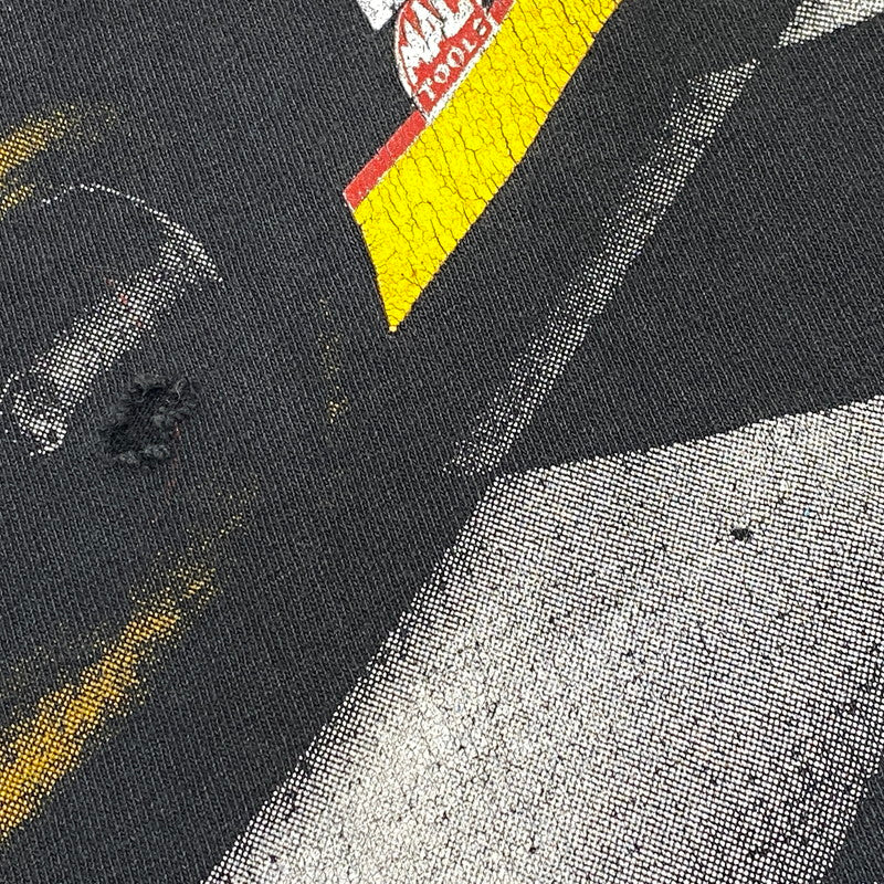 【現状渡し品】【メンズ】 FRUIT OF THE LOOM フルーツオブザルーム RUSTY WALLACE NO.2 RACING CAR PRINT S/S TEE ラスティ ワレス レーシング 半袖Tシャツ USA製 146-260801-as-27-izu サイズ：XL カラー：ブラック 万代Net店