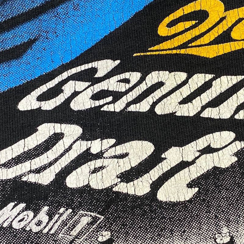 【現状渡し品】【メンズ】 FRUIT OF THE LOOM フルーツオブザルーム RUSTY WALLACE NO.2 RACING CAR PRINT S/S TEE ラスティ ワレス レーシング 半袖Tシャツ USA製 146-260801-as-27-izu サイズ：XL カラー：ブラック 万代Net店