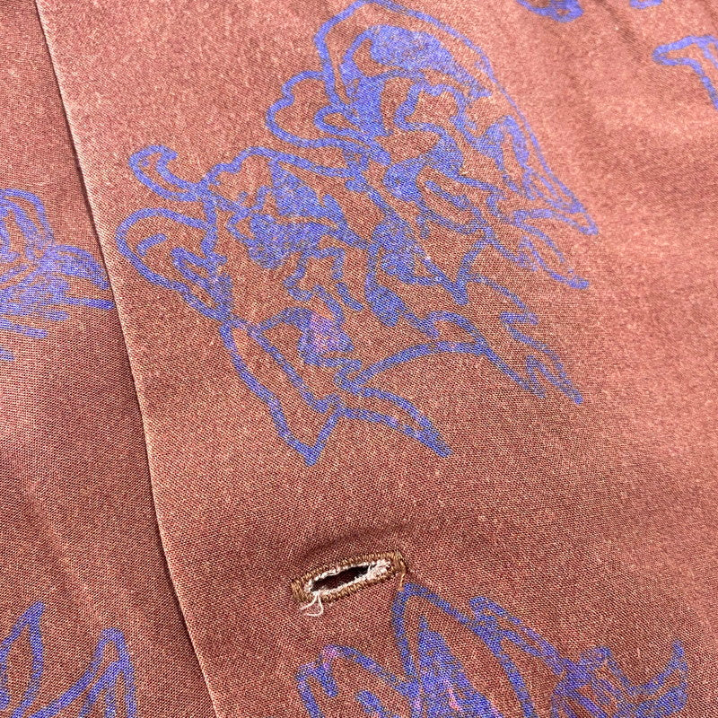 【中古品】【メンズ】 DOUBLE RAINBOUU ダブルレインボー × SUB-AGE サベージ 総柄 RAYON S S ALOHA SHIRT レーヨン ショートスリーブ アロハ シャツ トップス 半袖 142-260712-ya-16-izu サイズ：XL カラー：ブラウン 万代Net店