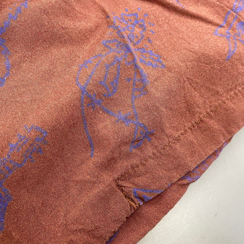 【中古品】【メンズ】 DOUBLE RAINBOUU ダブルレインボー × SUB-AGE サベージ 総柄 RAYON S S ALOHA SHIRT レーヨン ショートスリーブ アロハ シャツ トップス 半袖 142-260712-ya-16-izu サイズ：XL カラー：ブラウン 万代Net店