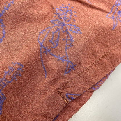 【中古品】【メンズ】 DOUBLE RAINBOUU ダブルレインボー × SUB-AGE サベージ 総柄 RAYON S S ALOHA SHIRT レーヨン ショートスリーブ アロハ シャツ トップス 半袖 142-260712-ya-16-izu サイズ：XL カラー：ブラウン 万代Net店